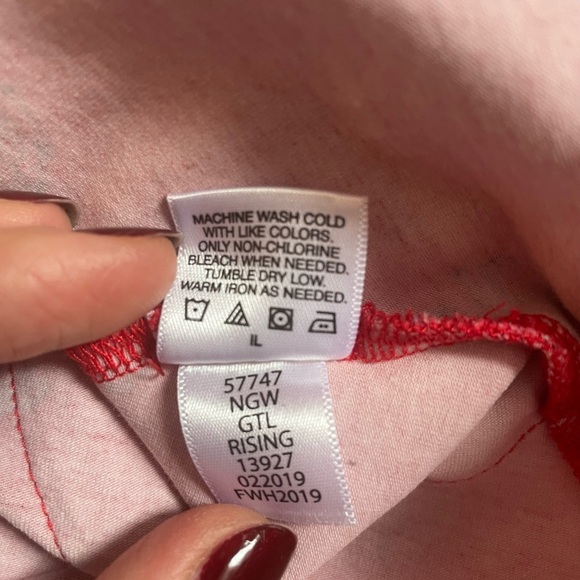 Hanna Andersson Red Race Car Swing Dress Sz 110/ 5 - Picture 6 of 7